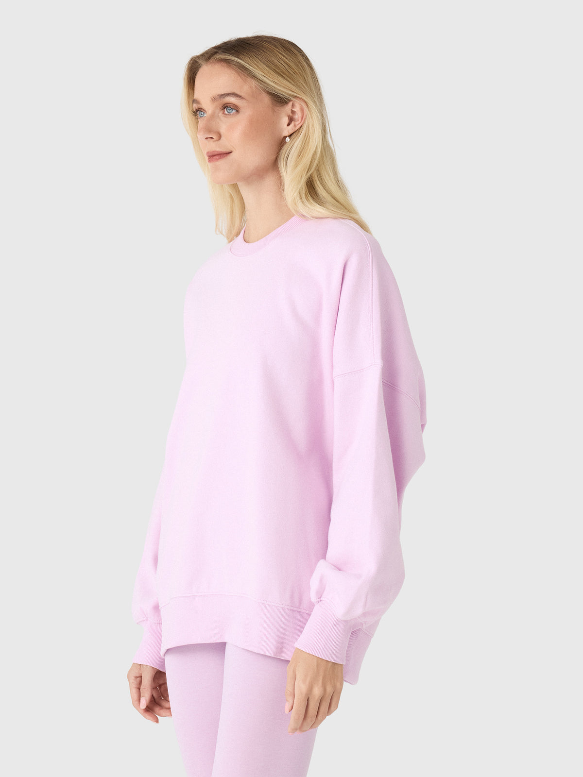 Beyond Yoga Women's LuxeFleece 2.0 Oversized Crewneck - Saint Bernard