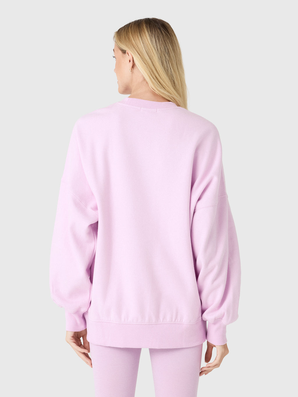 Beyond Yoga Women's LuxeFleece 2.0 Oversized Crewneck - Saint Bernard