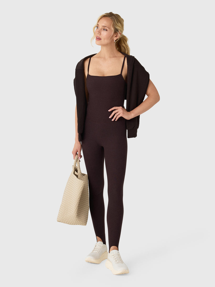 Beyond Yoga Women's Spacedye Stirrup Jumpsuit - Saint Bernard