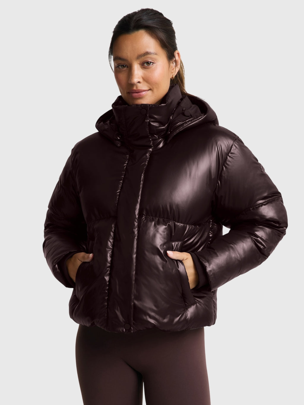 Beyond Yoga Women's Up For It Puff Shine Jacket - Saint Bernard