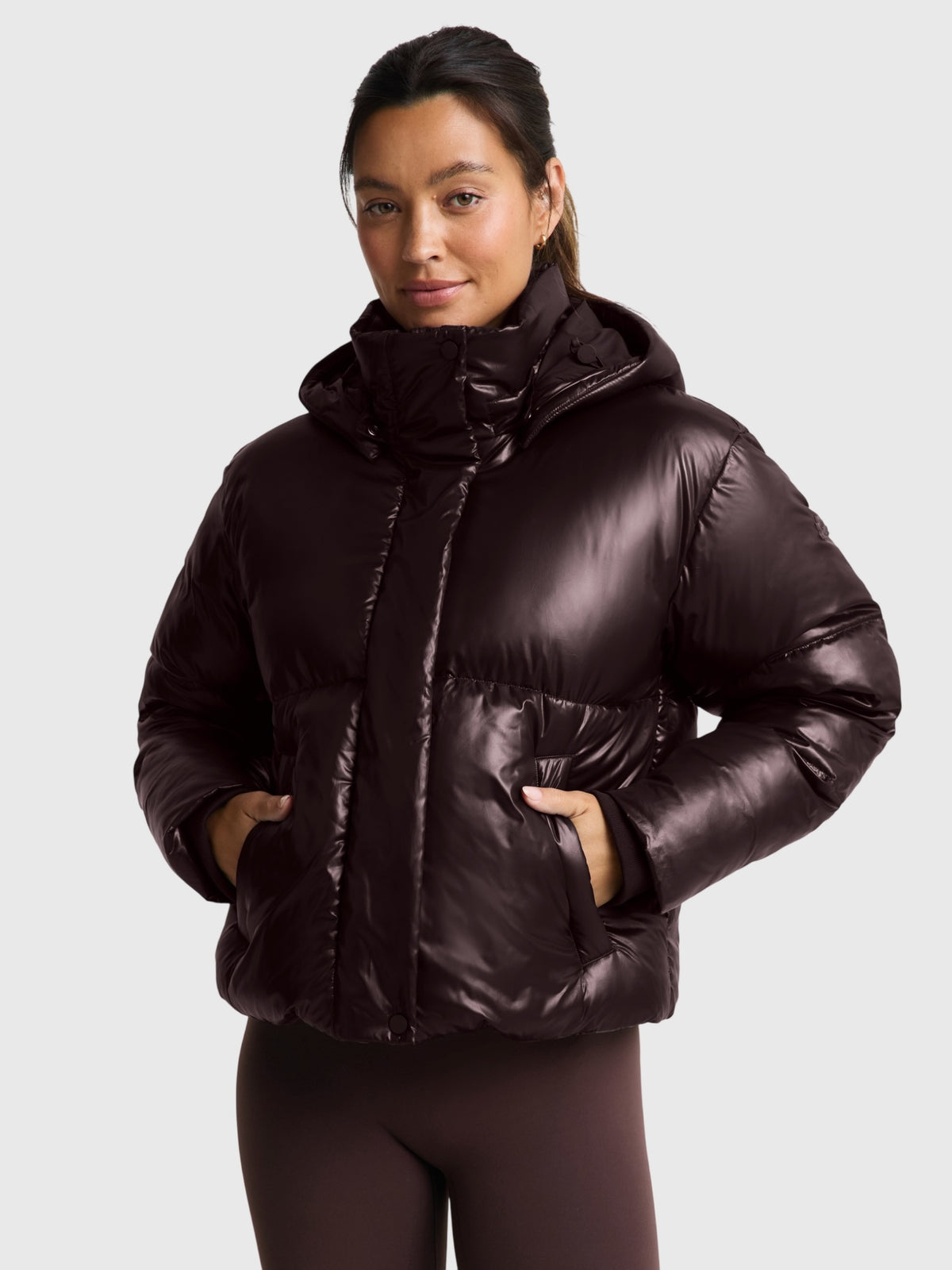 Beyond Yoga Women's Up For It Puff Shine Jacket - Saint Bernard