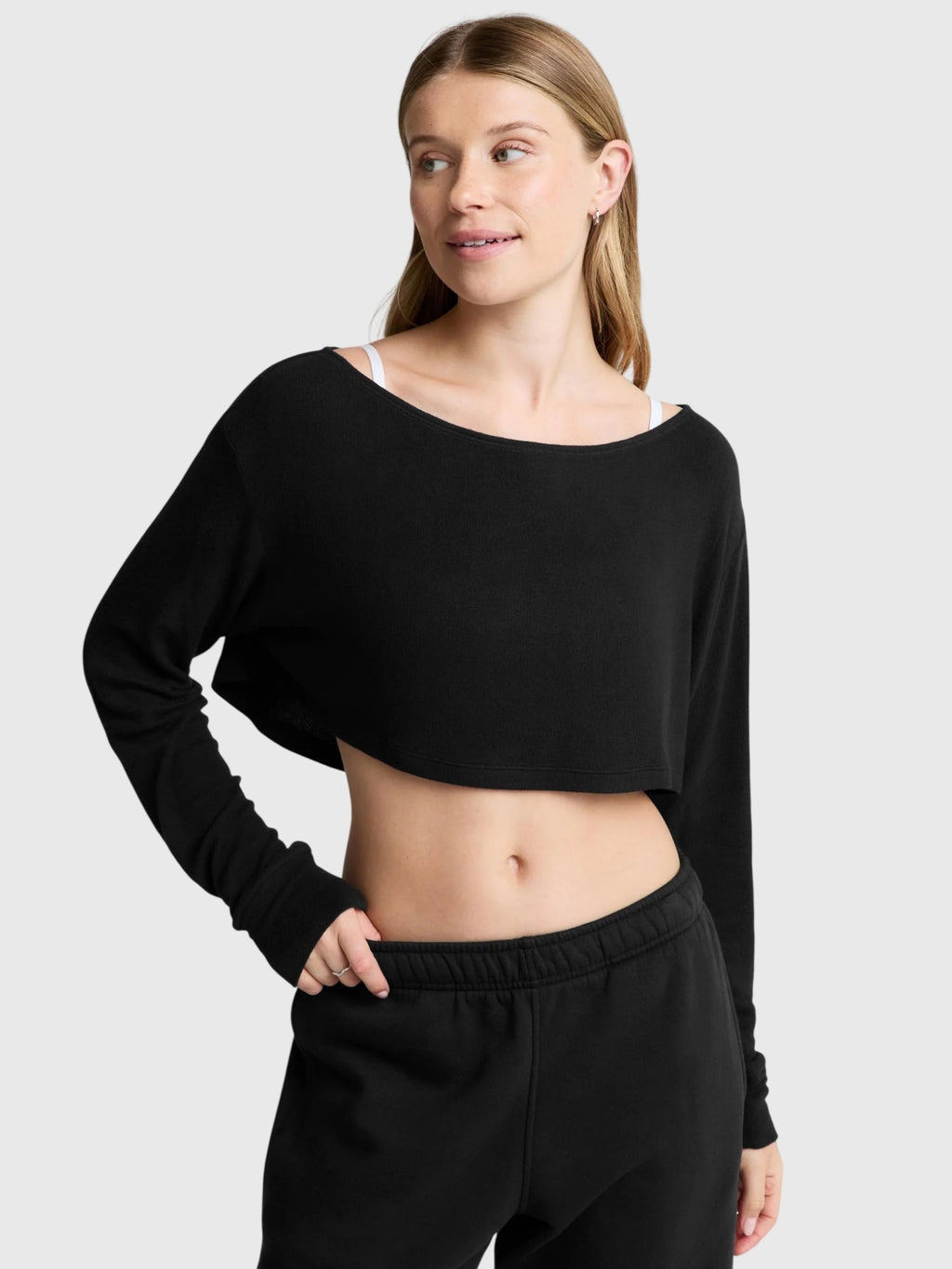 Beyond Yoga Women's LuxeLayer 2-Way Shrug - Saint Bernard