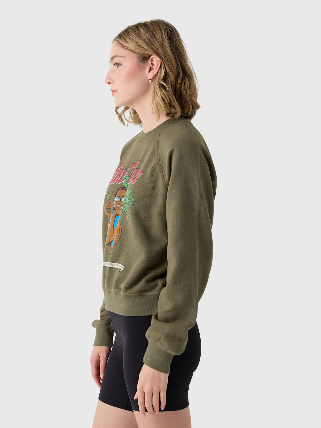 Re/Done Women's Tini Time Classic Crewneck - Saint Bernard