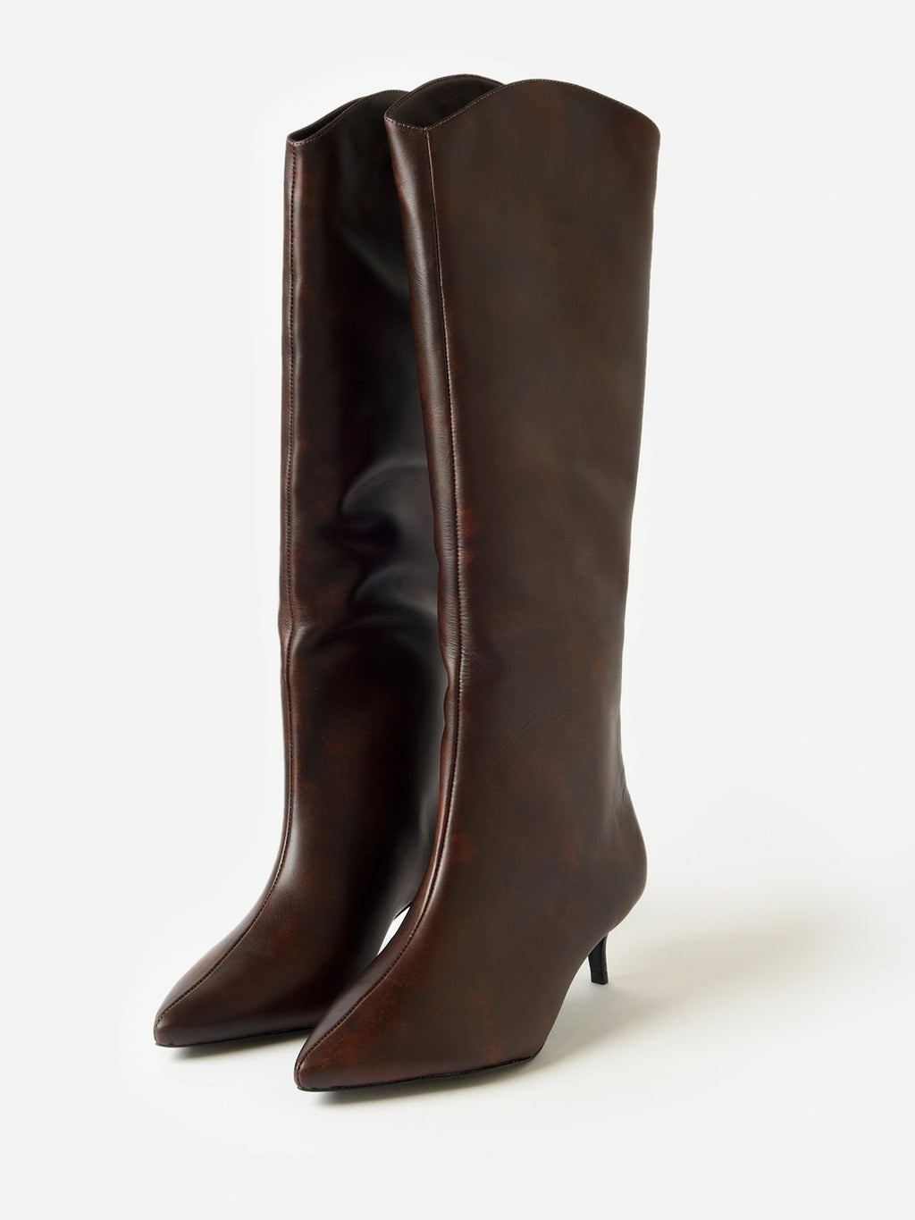 Schutz Women's Maryana Lo Leather Boot - Saint Bernard