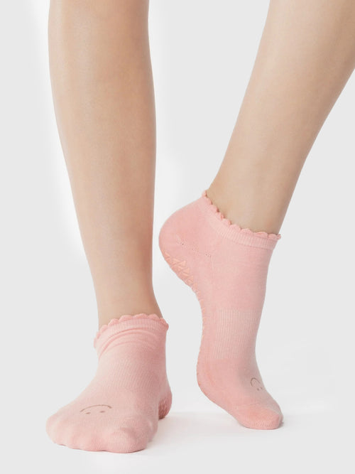 Pointe Studio Women's The Happy Full Foot Grip Socks