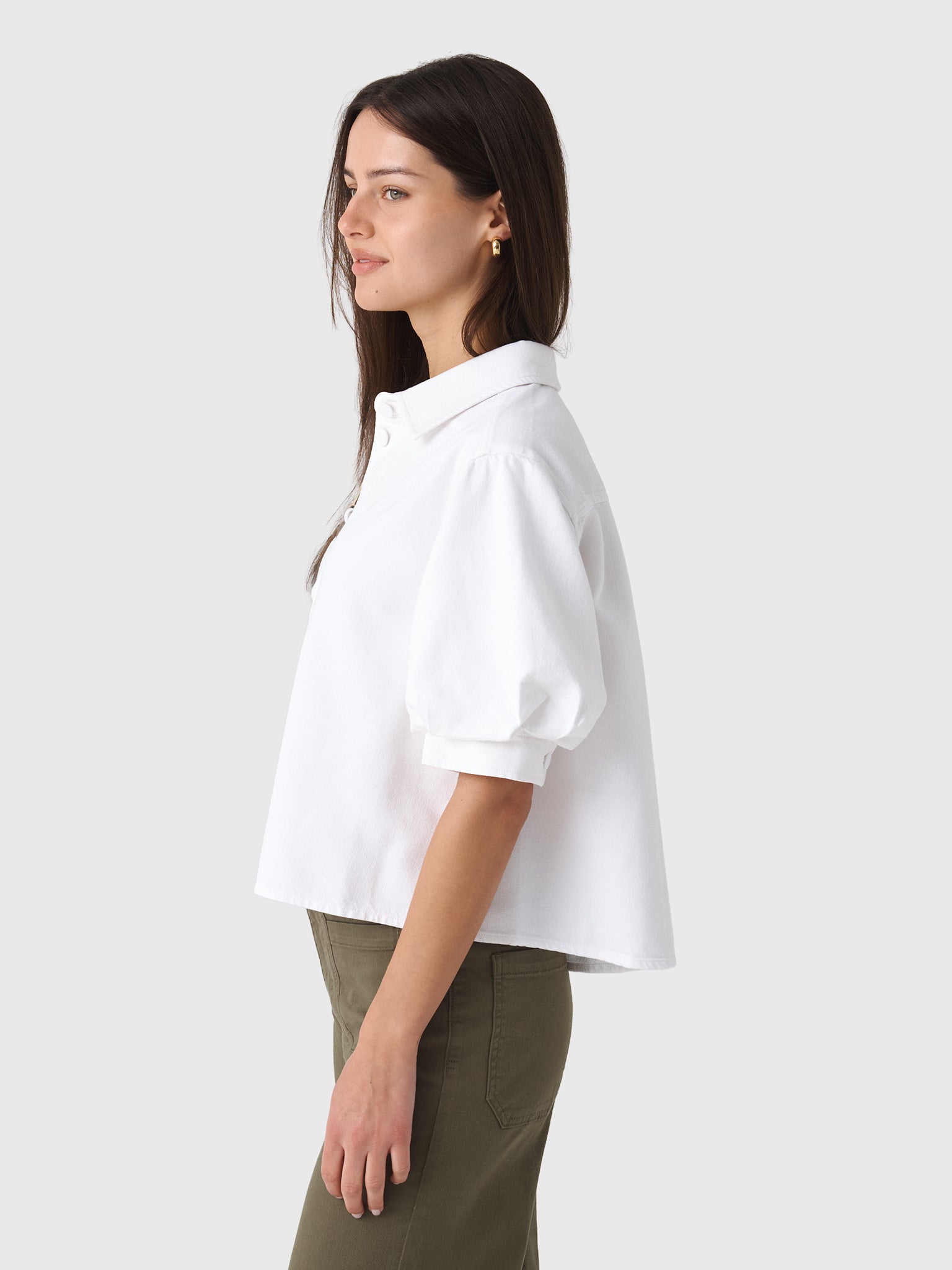 Frame Women's The Billow Sleeve Shirt - Saint Bernard