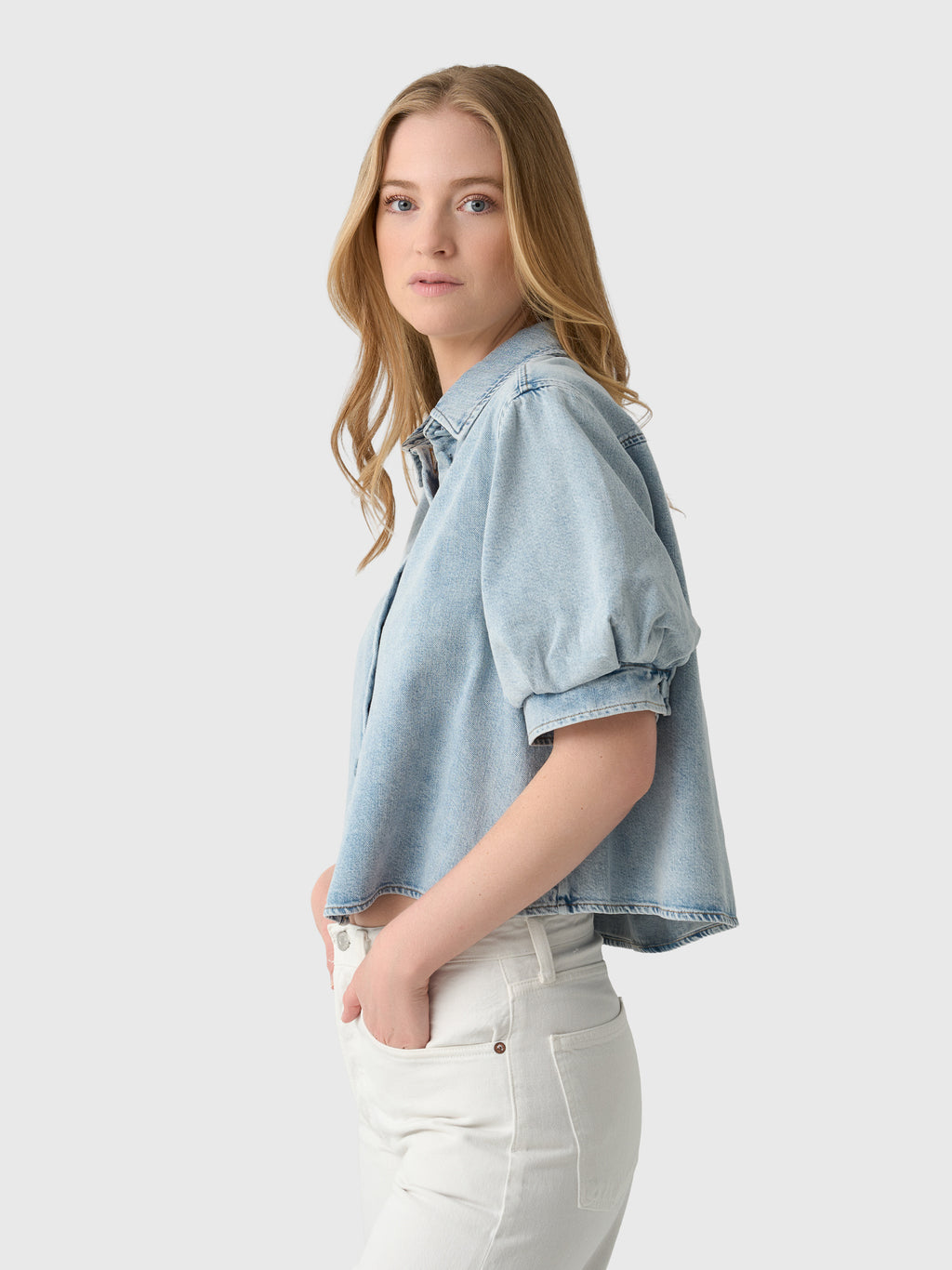 Frame Women's The Billow Sleeve Shirt - Saint Bernard