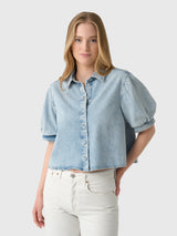 Frame Women's The Billow Sleeve Shirt - Saint Bernard