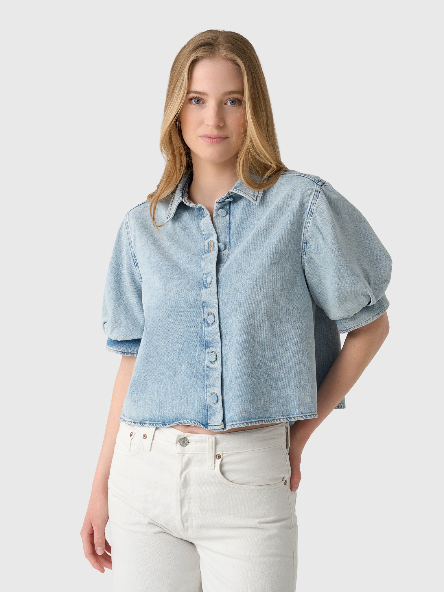 Frame Women's The Billow Sleeve Shirt - Saint Bernard