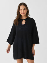 Peony Women's Pointelle Oversized Mini Dress - Saint Bernard