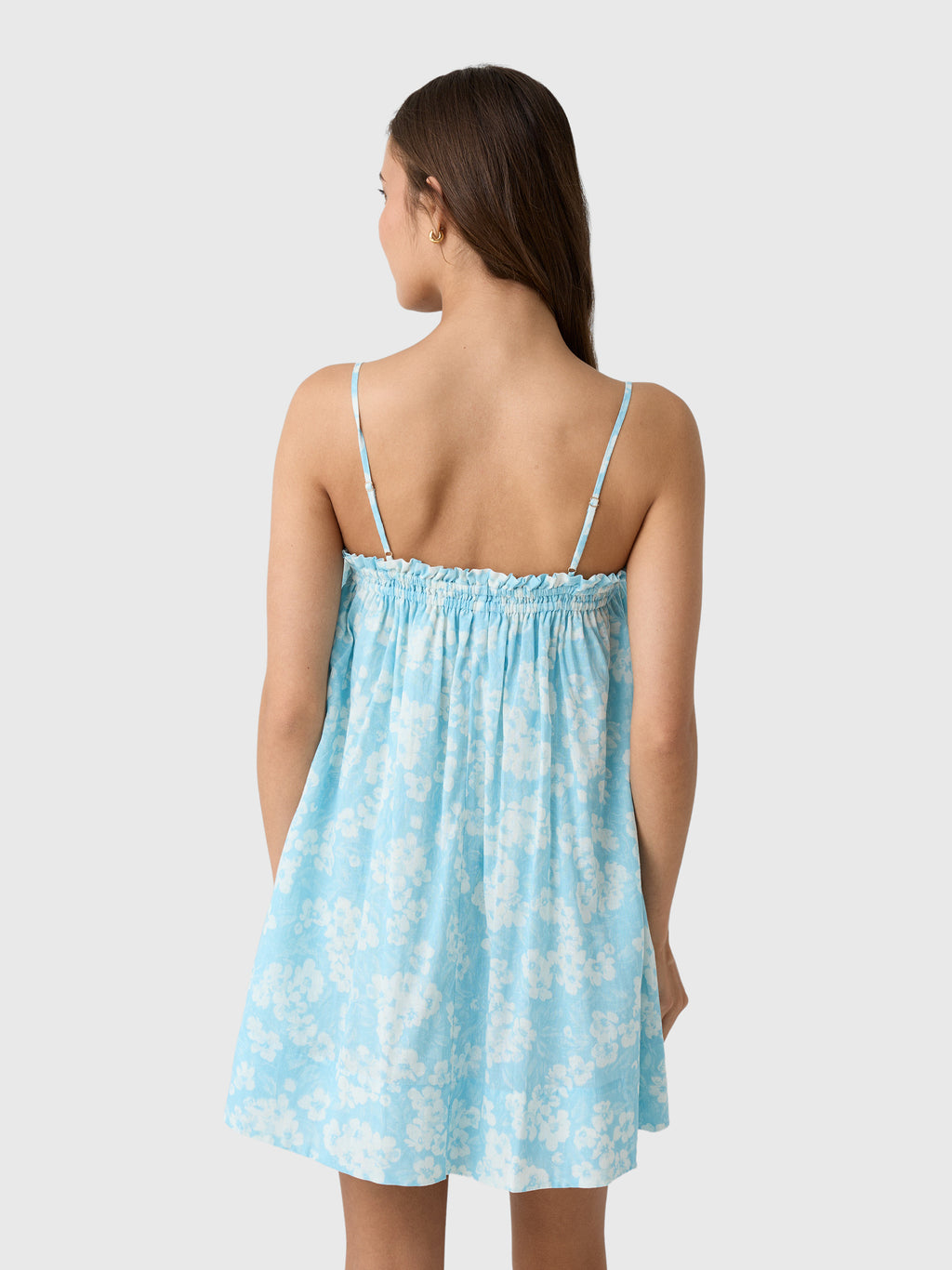 Peony Women's Ruched Mini Dress - Saint Bernard