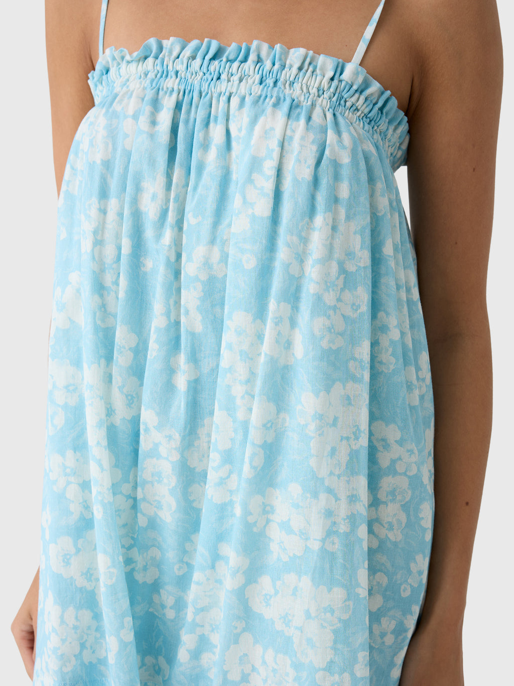 Peony Women's Ruched Mini Dress - Saint Bernard