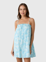 Peony Women's Ruched Mini Dress - Saint Bernard
