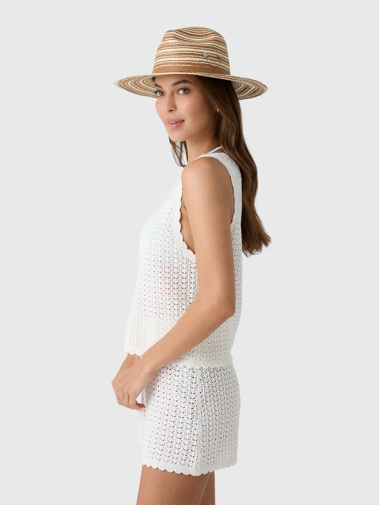 Peony Women's Pointelle Top - Saint Bernard