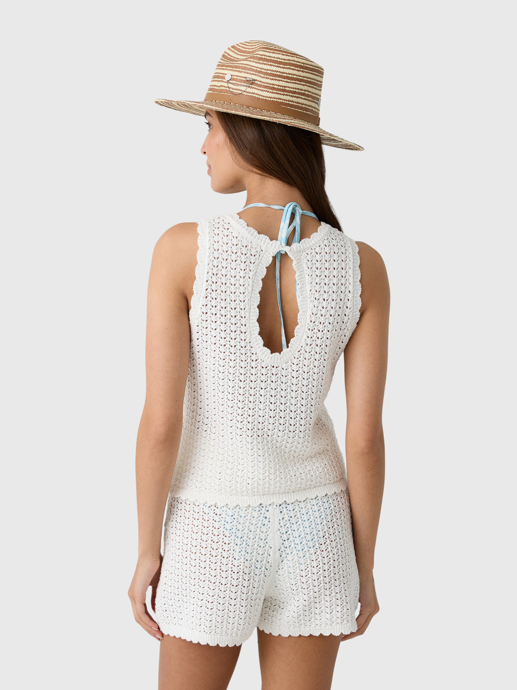 Peony Women's Pointelle Top - Saint Bernard