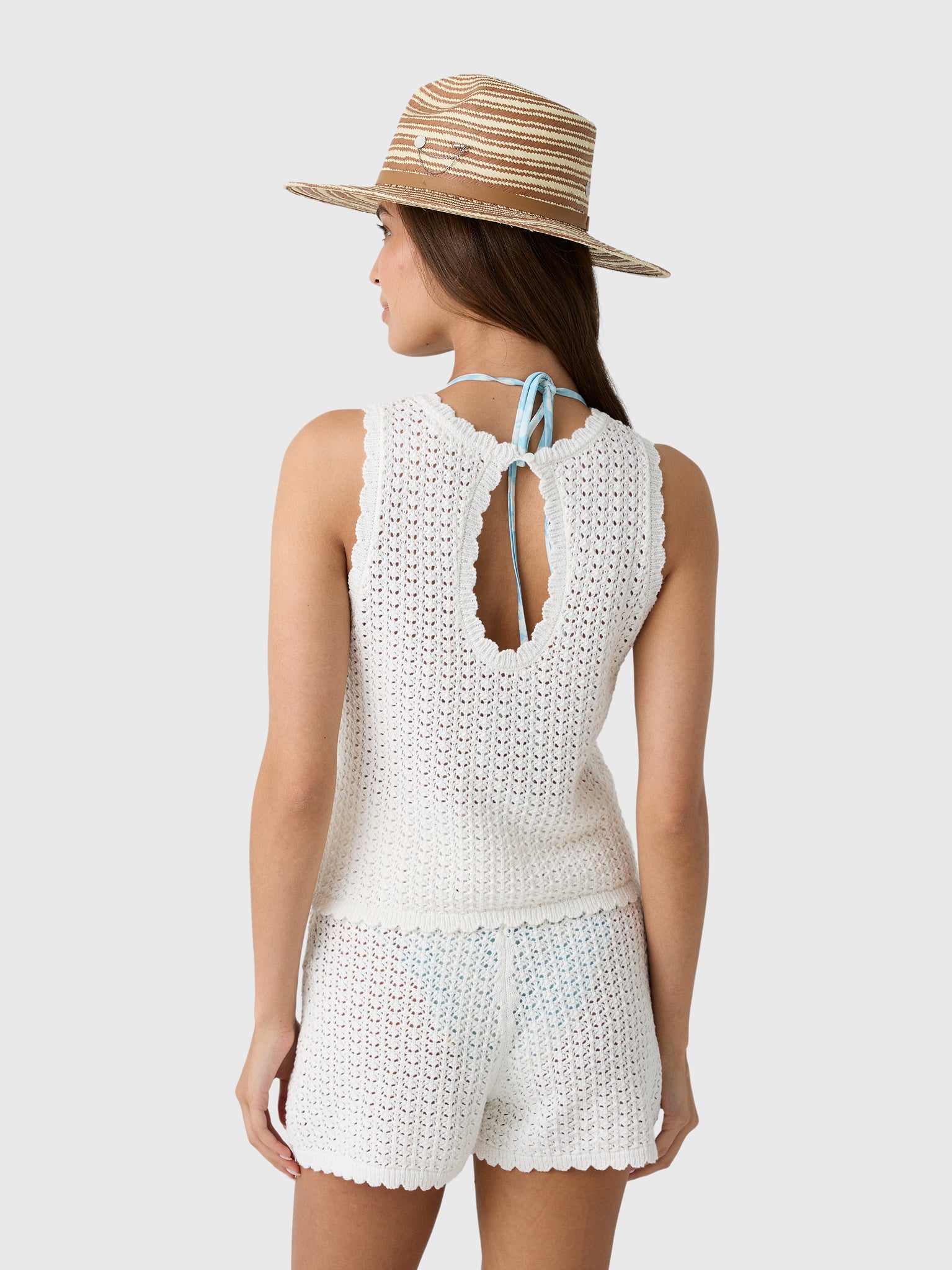Peony Women's Pointelle Top - Saint Bernard