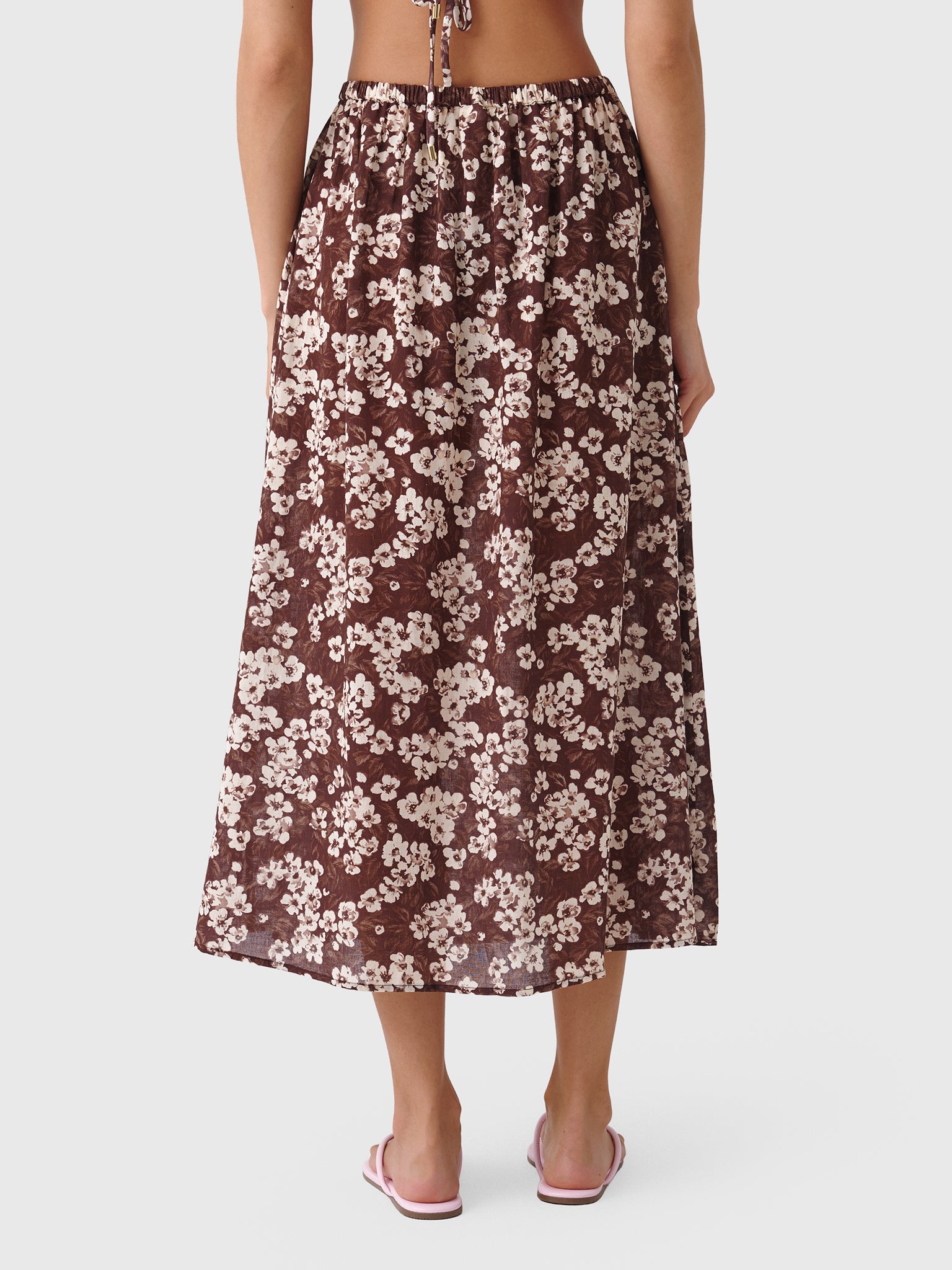 Peony Women's Holiday Skirt - Saint Bernard
