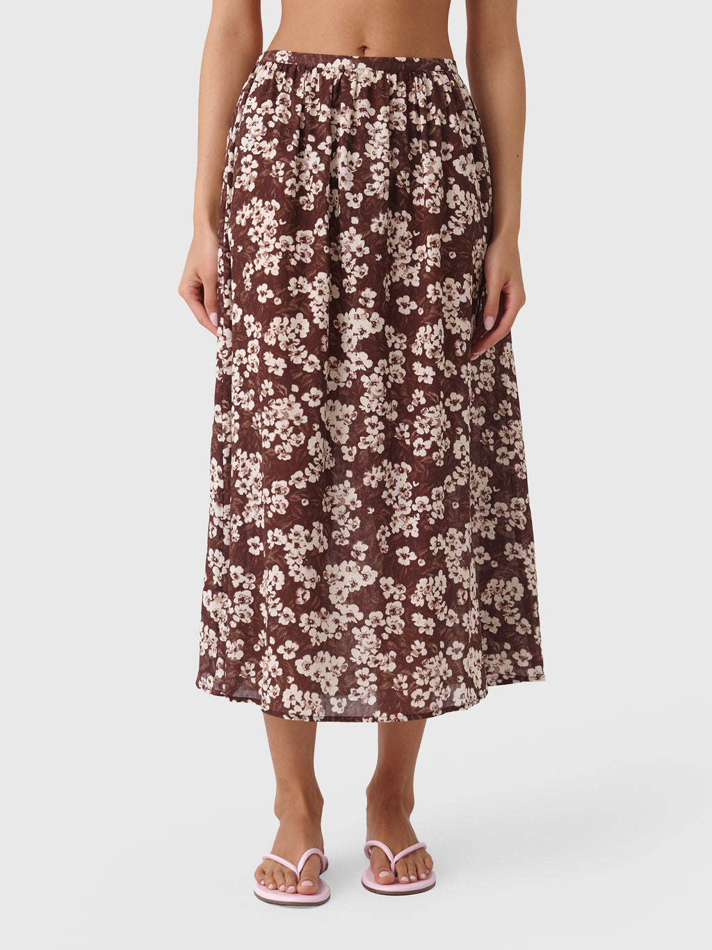 Peony Women's Holiday Skirt - Saint Bernard