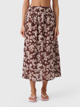 Peony Women's Holiday Skirt - Saint Bernard