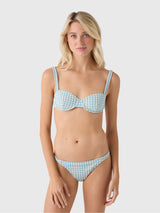 Peony Women's Holiday Balconette Bikini Top - Saint Bernard