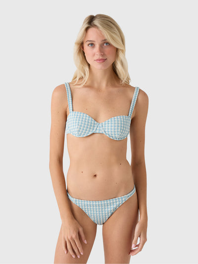 Peony Women's Holiday Balconette Bikini Top - Saint Bernard