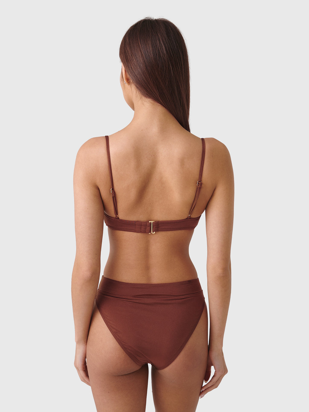 Peony Women's Everlasting Ruched Balconette Bikini Top - Saint Bernard