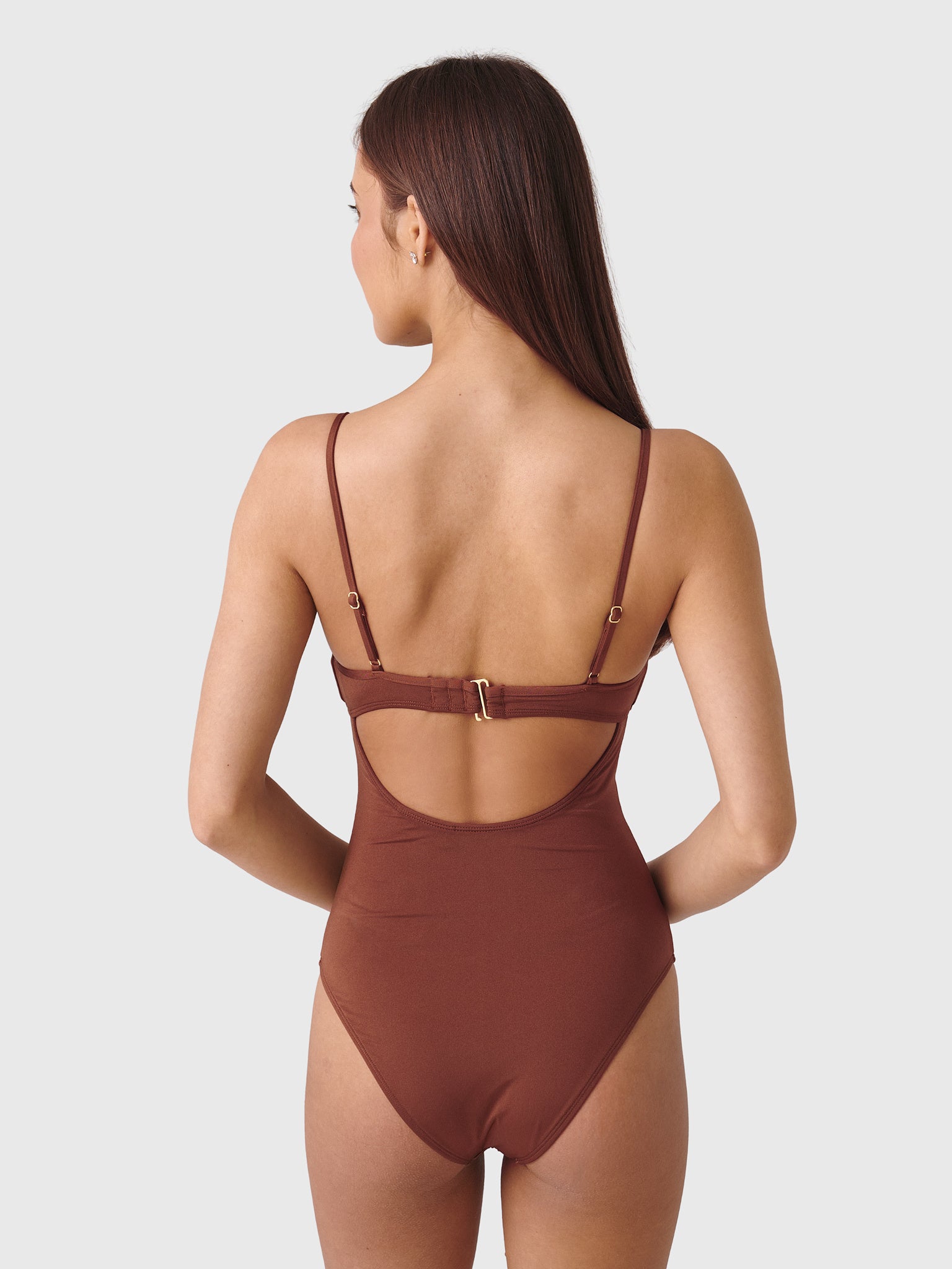 Peony Women's Solstice Ruched One-Piece Swimsuit - Saint Bernard