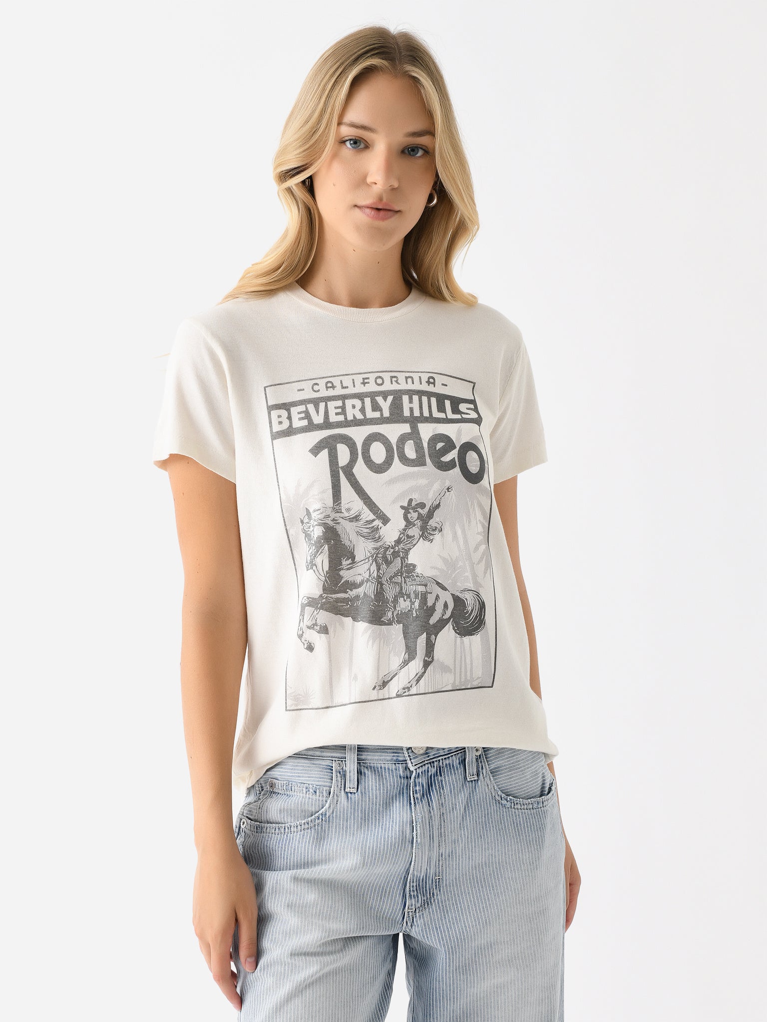 Re/Done Women's Rodeo Drive 70s Loose Tee - Saint Bernard