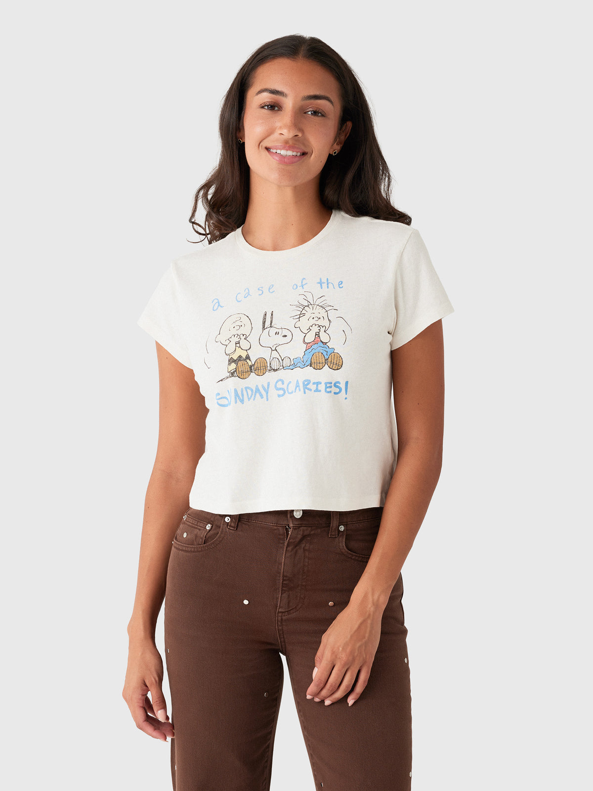 Re/Done Women's Scaries 50s Boxy Tee - Saint Bernard