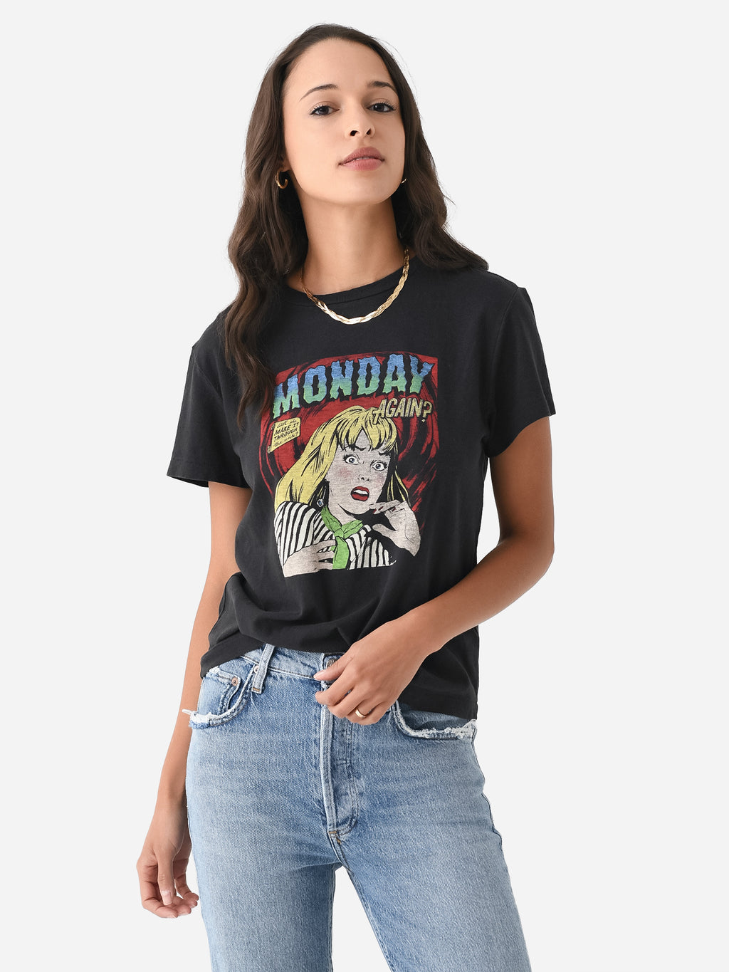 Re/Done Women's Monday Again Classic Tee - Saint Bernard