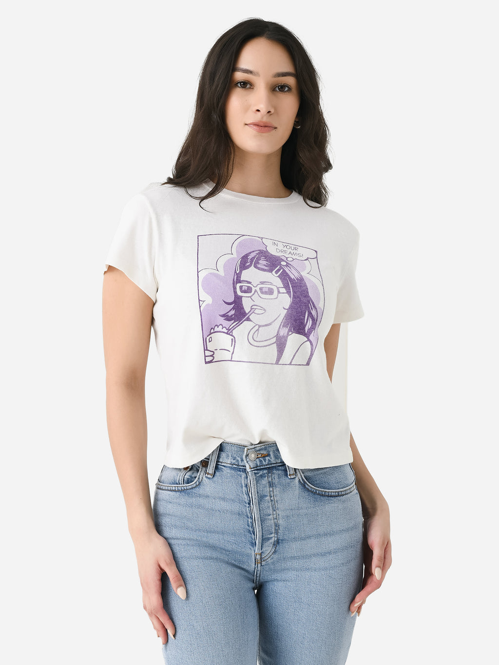 Re/Done Women's In Your Dreams Classic Tee - Saint Bernard