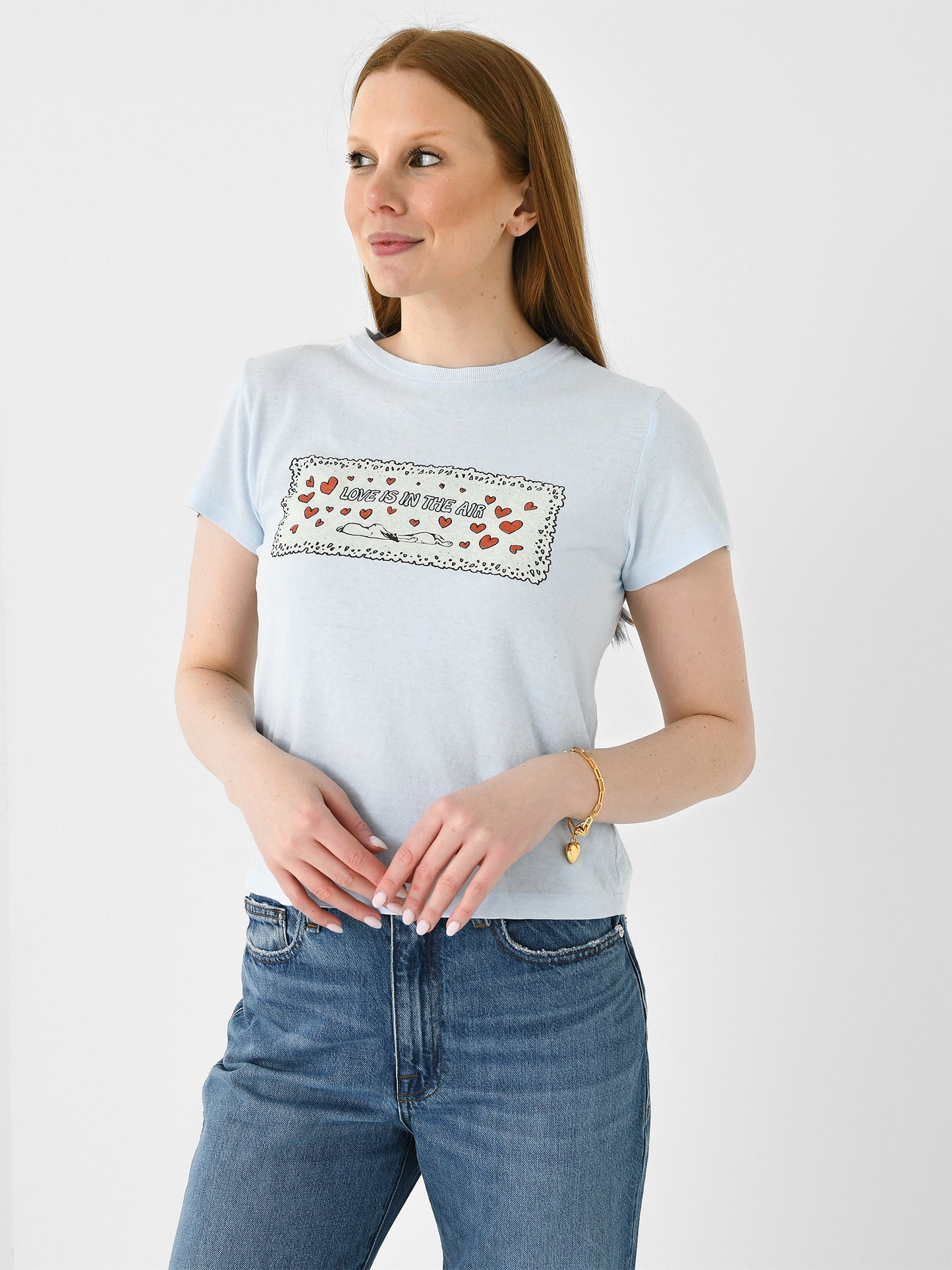 Re/Done Women's Snoopy Love Classic Tee