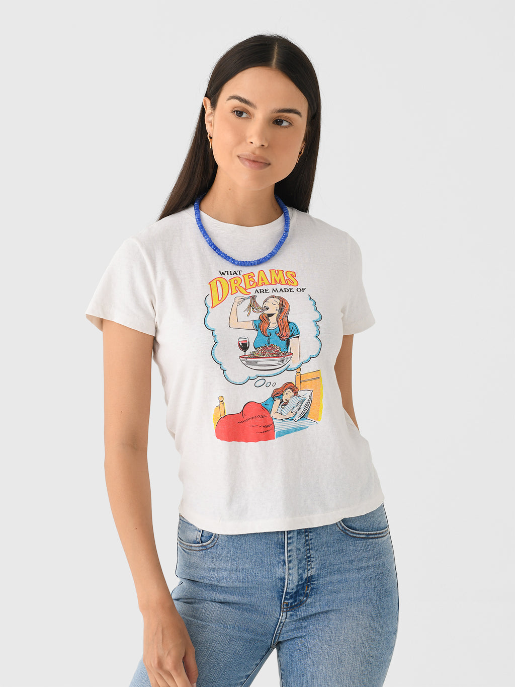 Re/Done Women's Dreams Classic Tee - Saint Bernard
