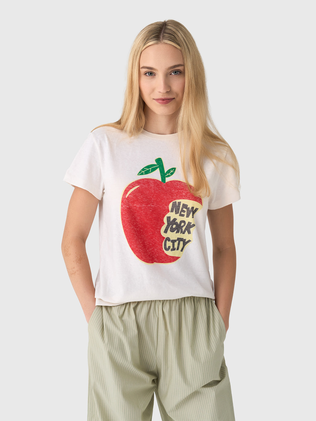 Re/Done Women's NYC Classic Tee - Saint Bernard