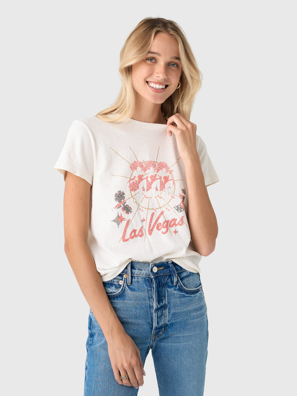Re/Done Women's Vegas Classic Tee - Saint Bernard