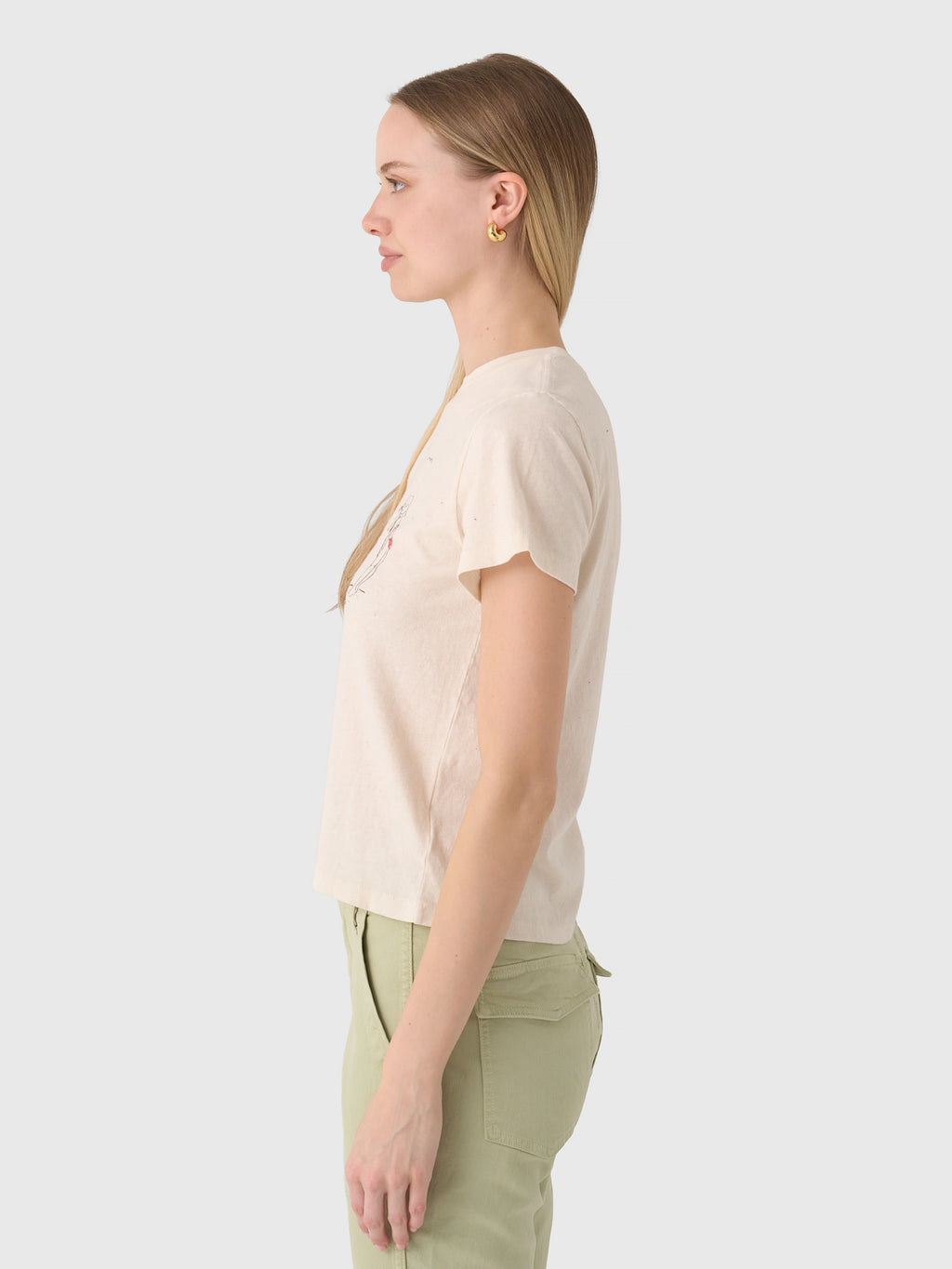 Re/Done Women's Spring Fling Classic Tee - Saint Bernard