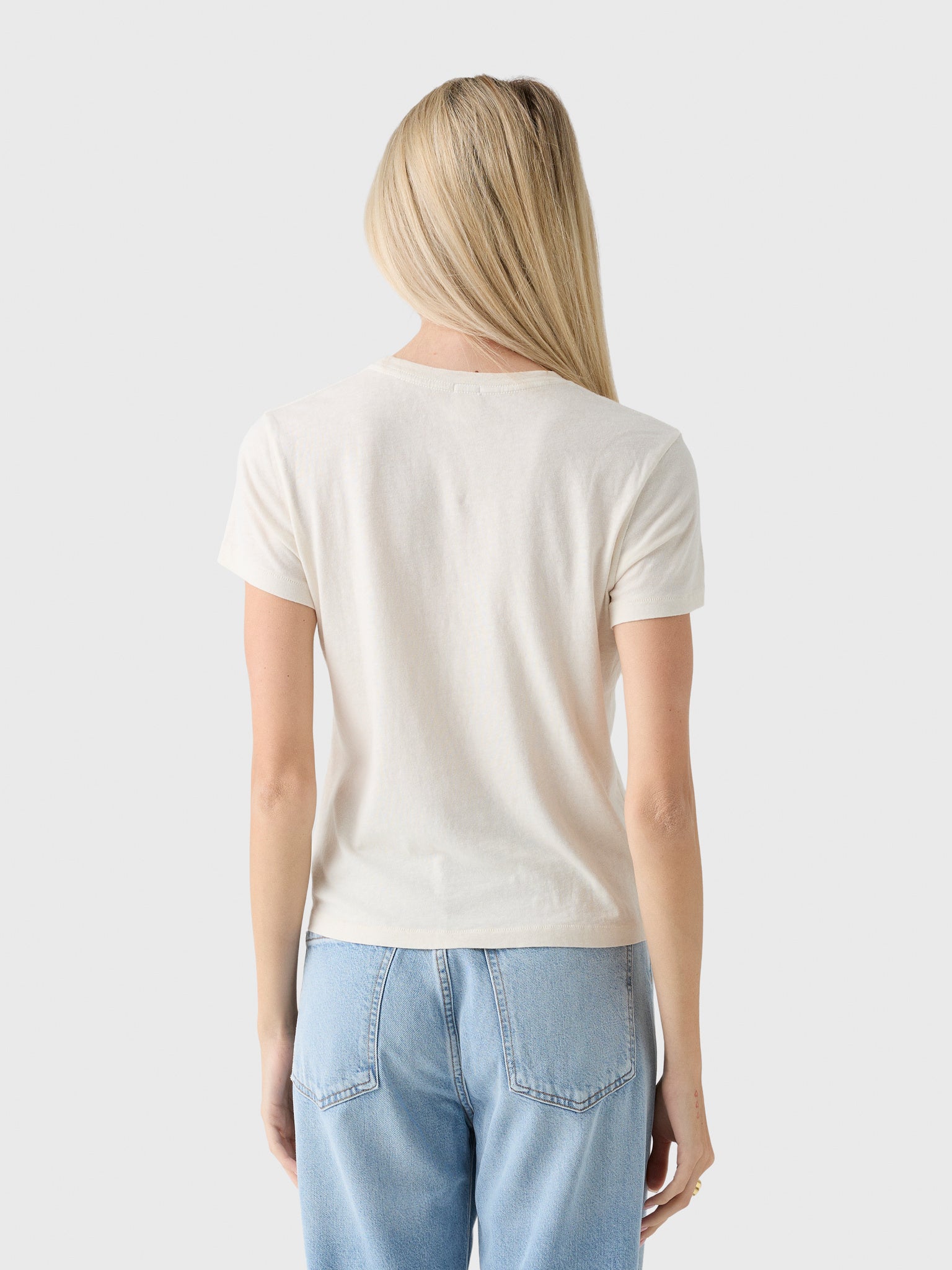 Re/Done Women's Tini Time Classic Tee - Saint Bernard