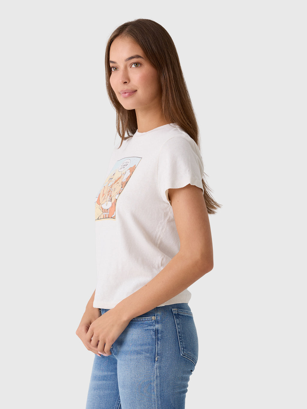 Re/Done Women's Same Cloth Classic Tee - Saint Bernard