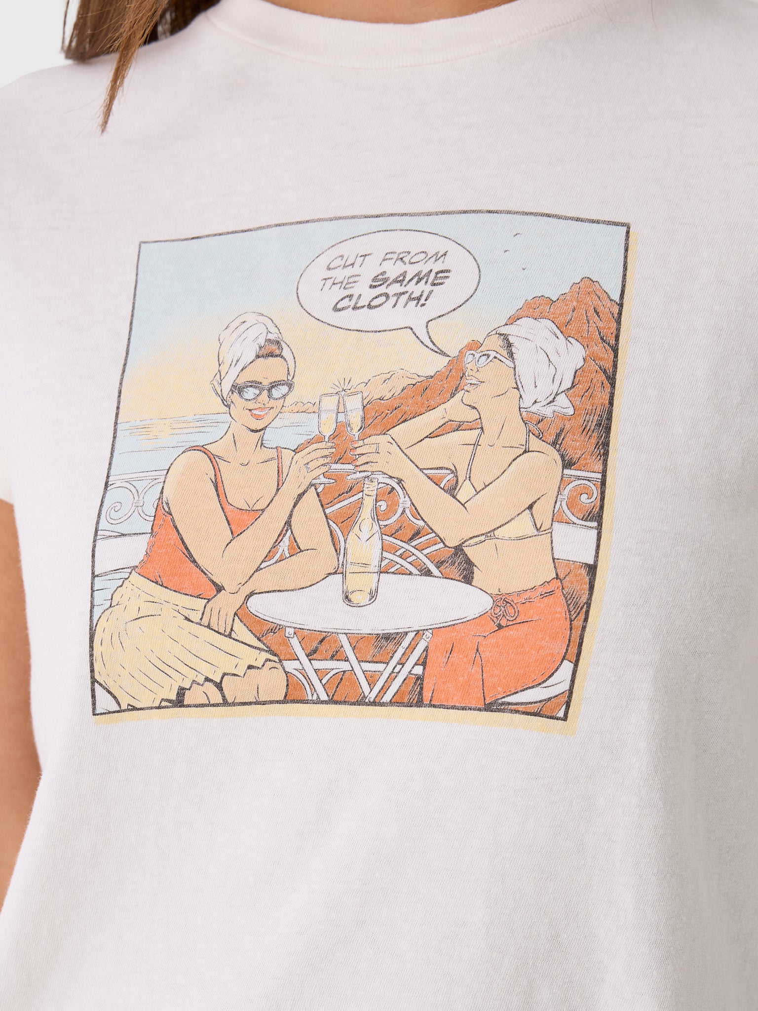 Re/Done Women's Same Cloth Classic Tee - Saint Bernard