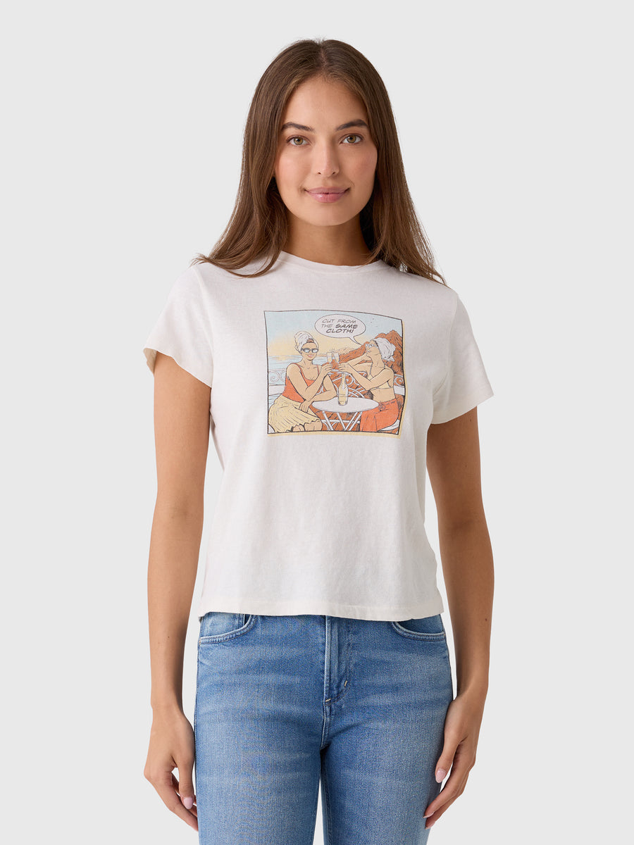 Re/Done Women's Same Cloth Classic Tee - Saint Bernard