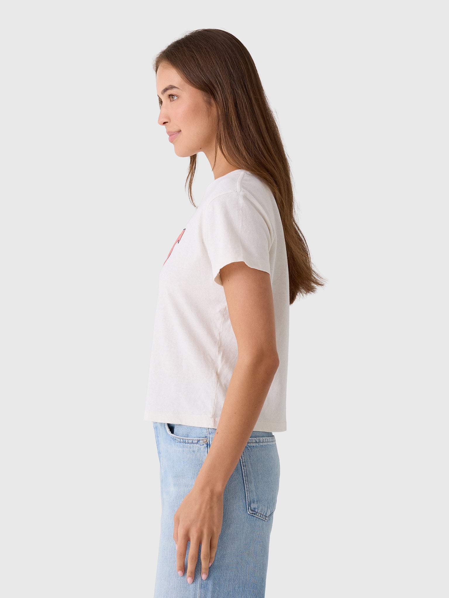 Re/Done Women's Mom Classic Tee - Saint Bernard