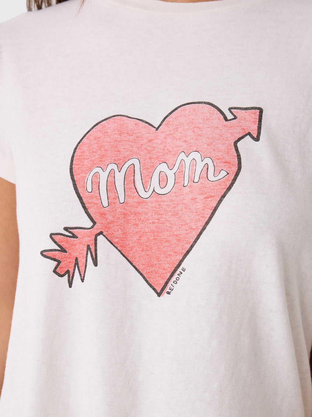 Re/Done Women's Mom Classic Tee - Saint Bernard