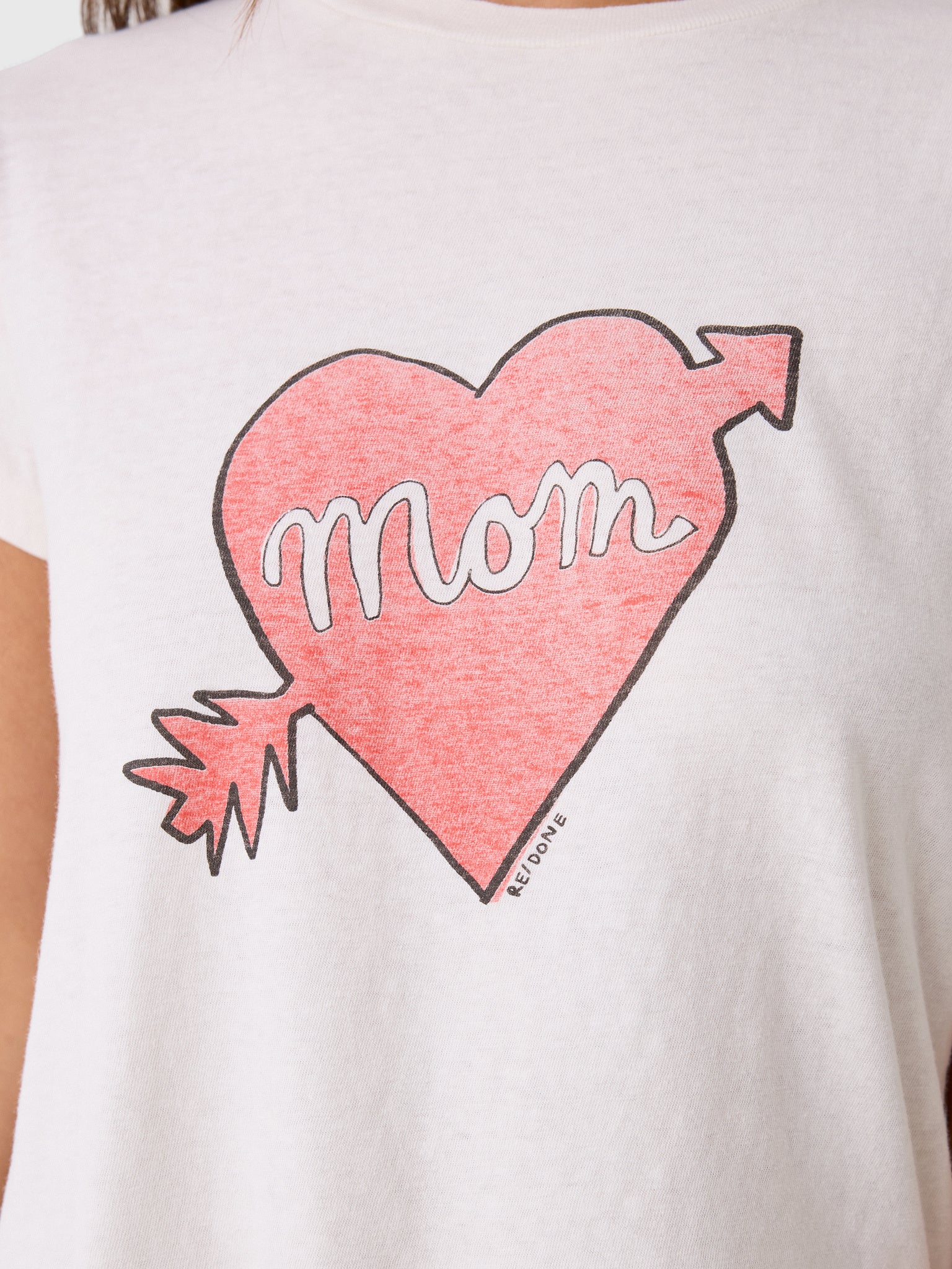 Re/Done Women's Mom Classic Tee - Saint Bernard