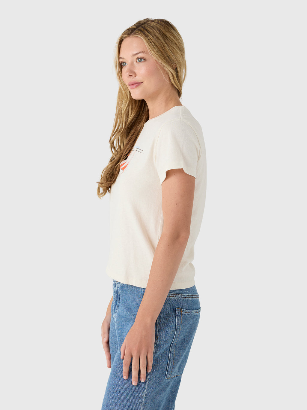 Re/Done Women's Bare Minimum Classic Tee - Saint Bernard