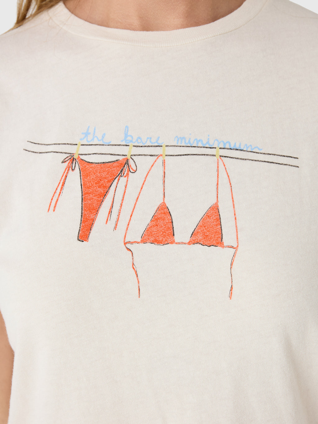 Re/Done Women's Bare Minimum Classic Tee - Saint Bernard