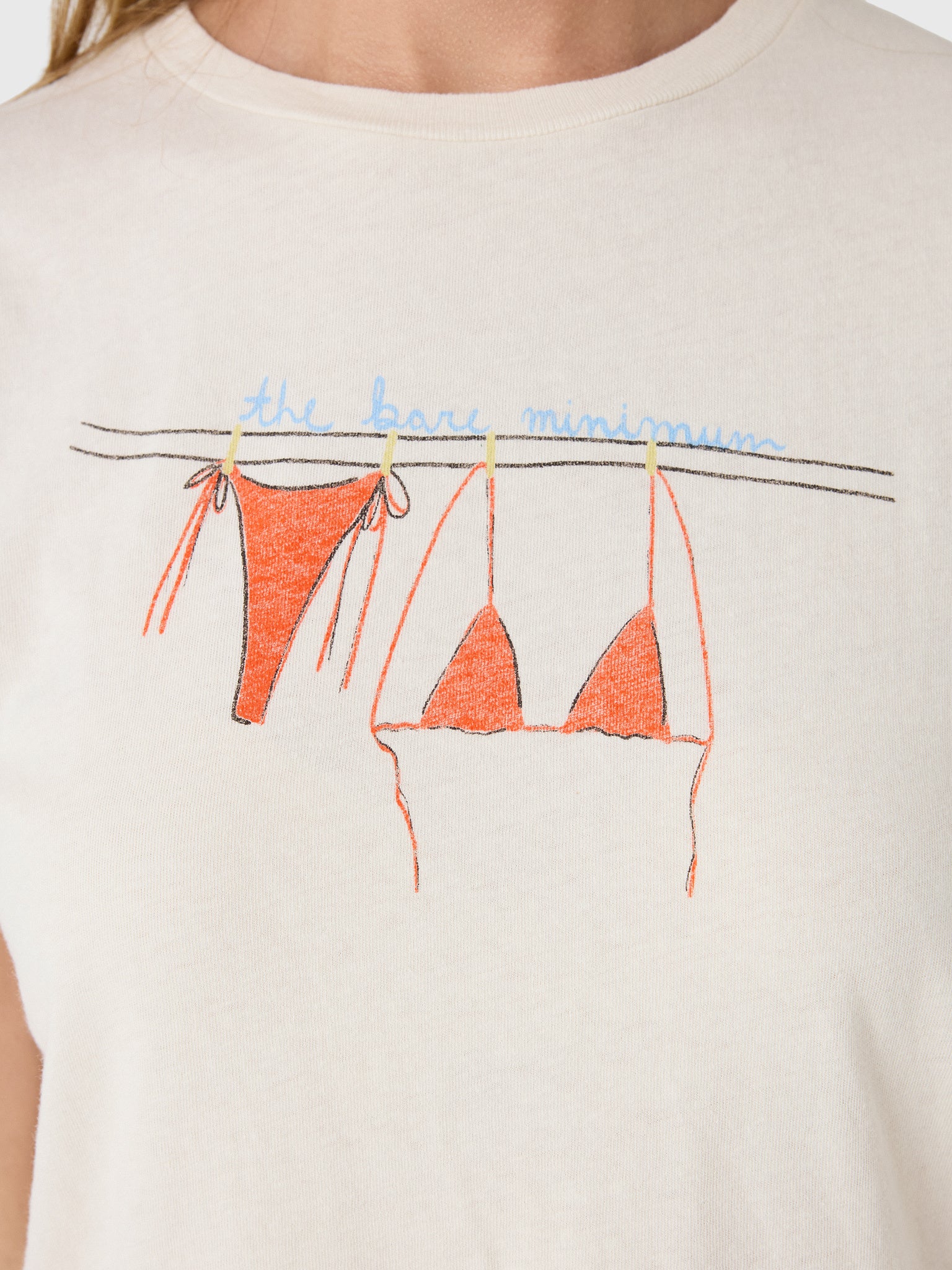 Re/Done Women's Bare Minimum Classic Tee - Saint Bernard