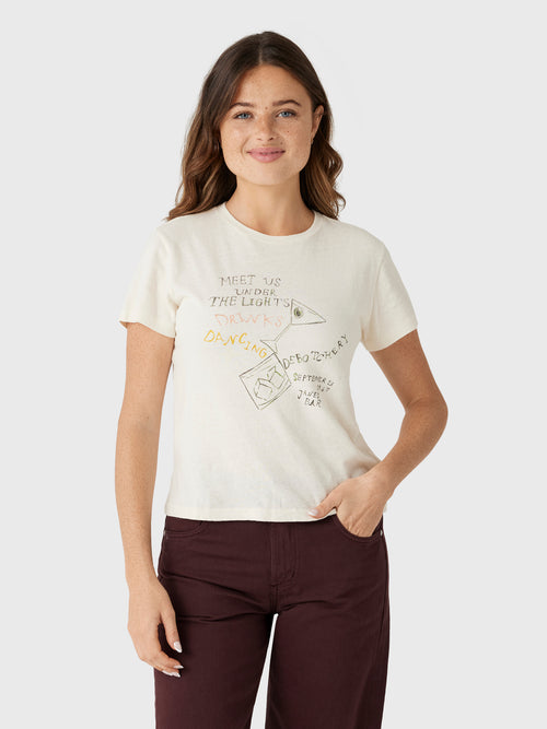 Re/Done Women's Janes Bar Classic Tee - Saint Bernard