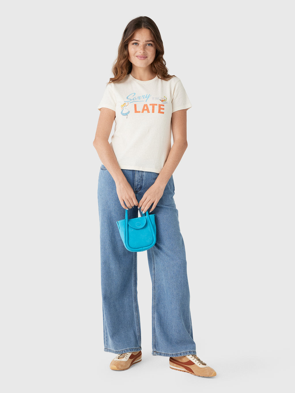 Re/Done Women's Alice Late Classic Tee - Saint Bernard