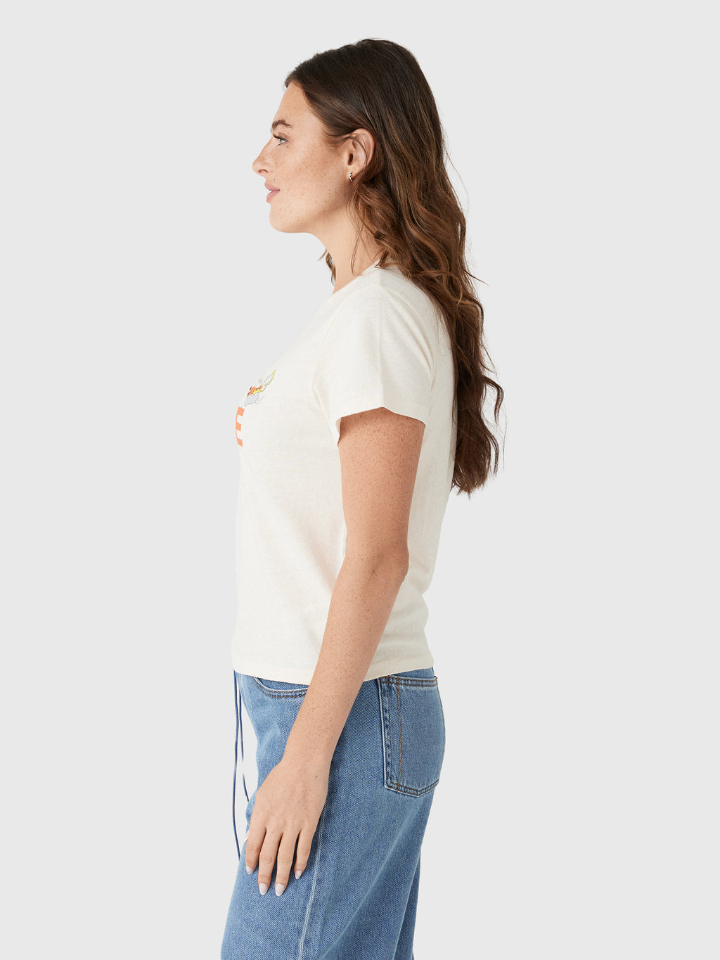 Re/Done Women's Alice Late Classic Tee - Saint Bernard