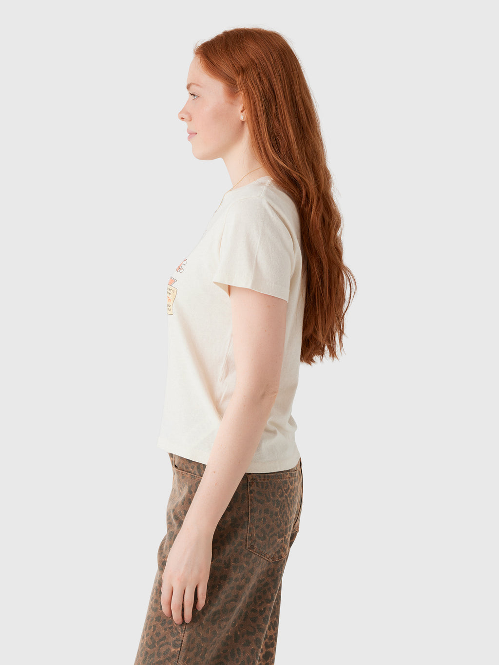 Re/Done Women's Just A Girl Classic Tee - Saint Bernard
